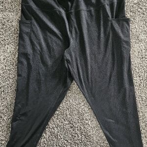 Maurices Women's Black Leopard Leggings with Pocket